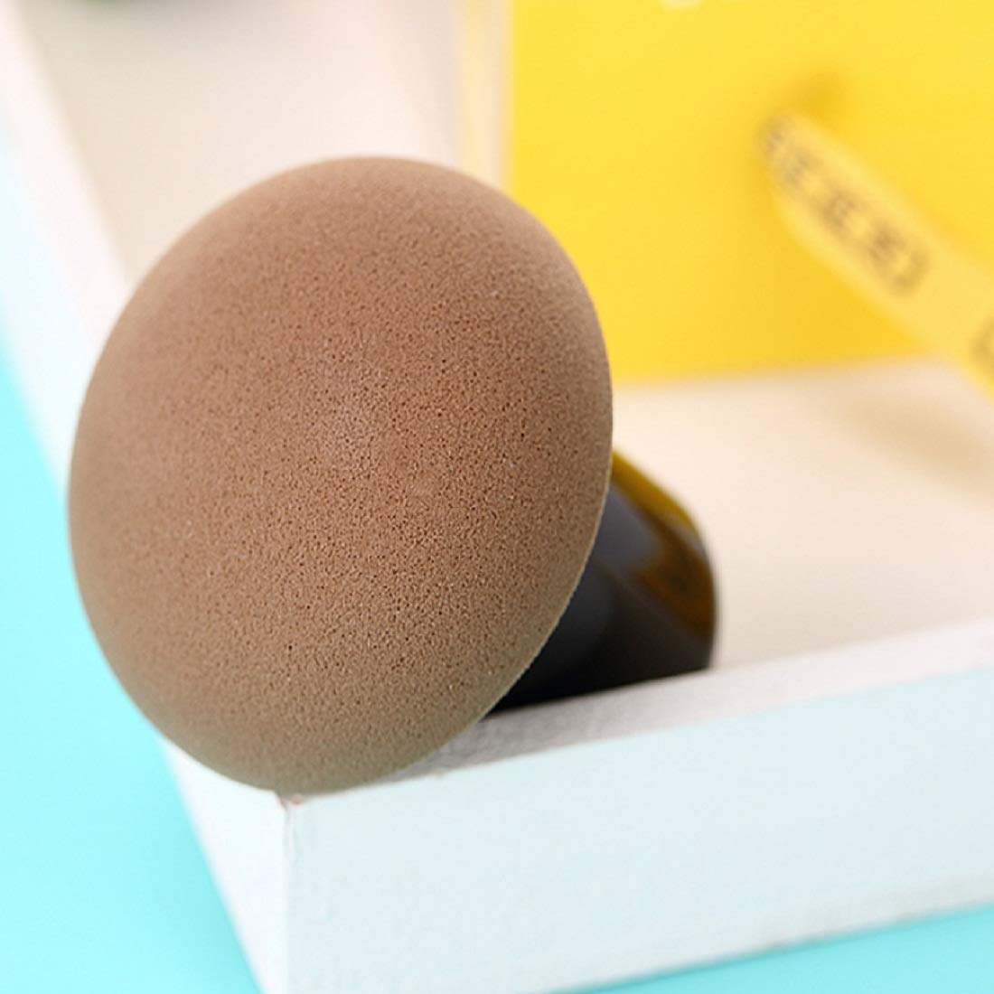 Professional Smooth Mushroom Head Powder Puff Sponge - Makeup Blender & Beauty Foundation Sponge for Flawless Application | Perfect for Liquid, Cream & Powder Makeup | Home & Travel Use