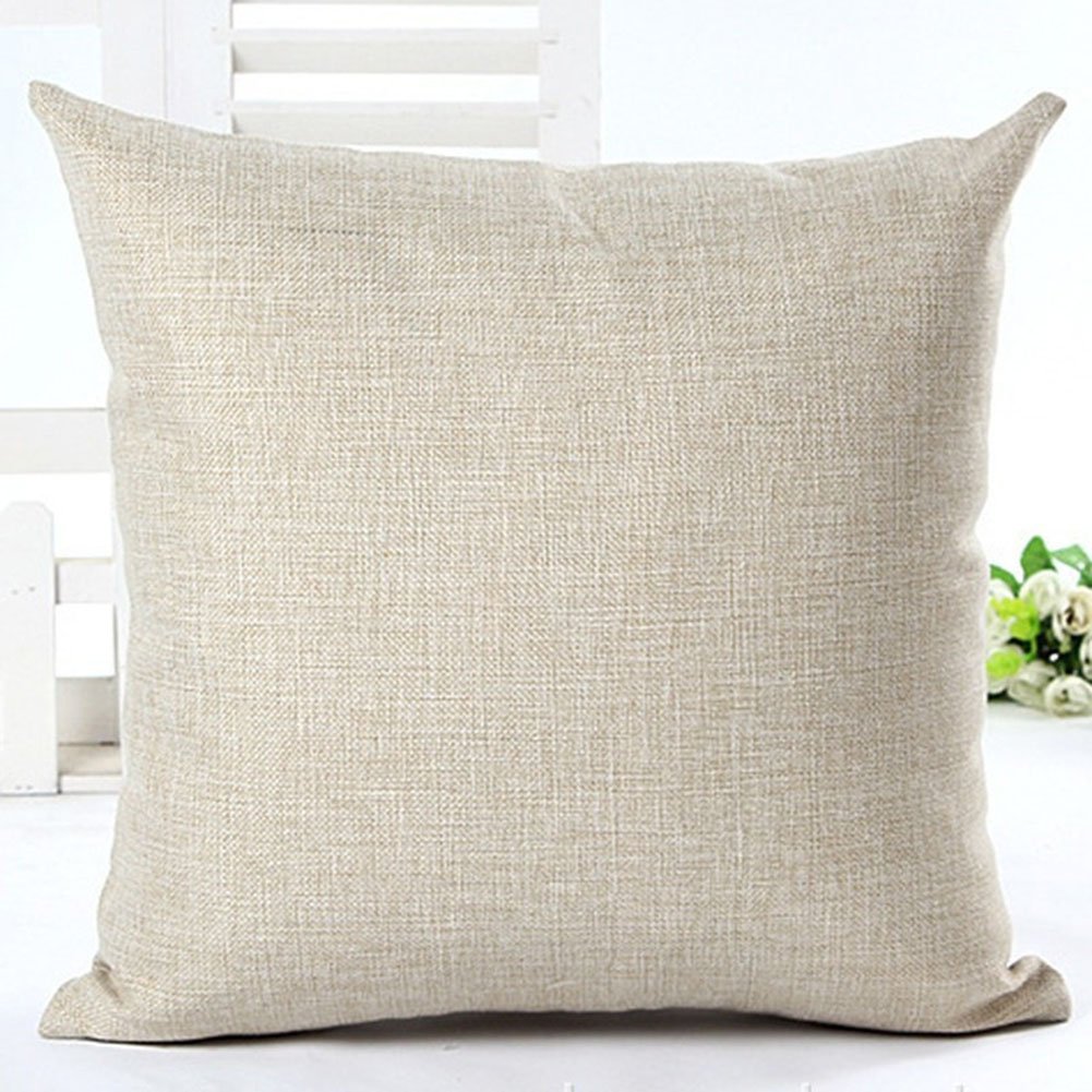 Smilyard 18x18 Inch Sunflower Throw Pillow Covers - Cotton Linen Decorative Cushion Covers with Lovely Animal & Bird Designs for Farmhouse, Living Room, Bedroom & Outdoor Decor (Yellow Flower Pattern, C-Sunflower 10)