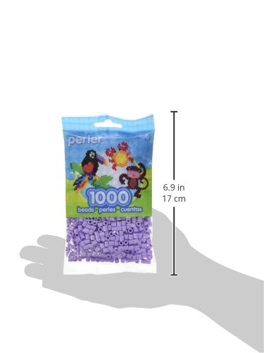 1000pcs Lavender Purple Perler Beads - DIY Fuse Beads for Kids Crafts, Jewelry Making & Home Decor | Melting Beads for Creative Art Projects