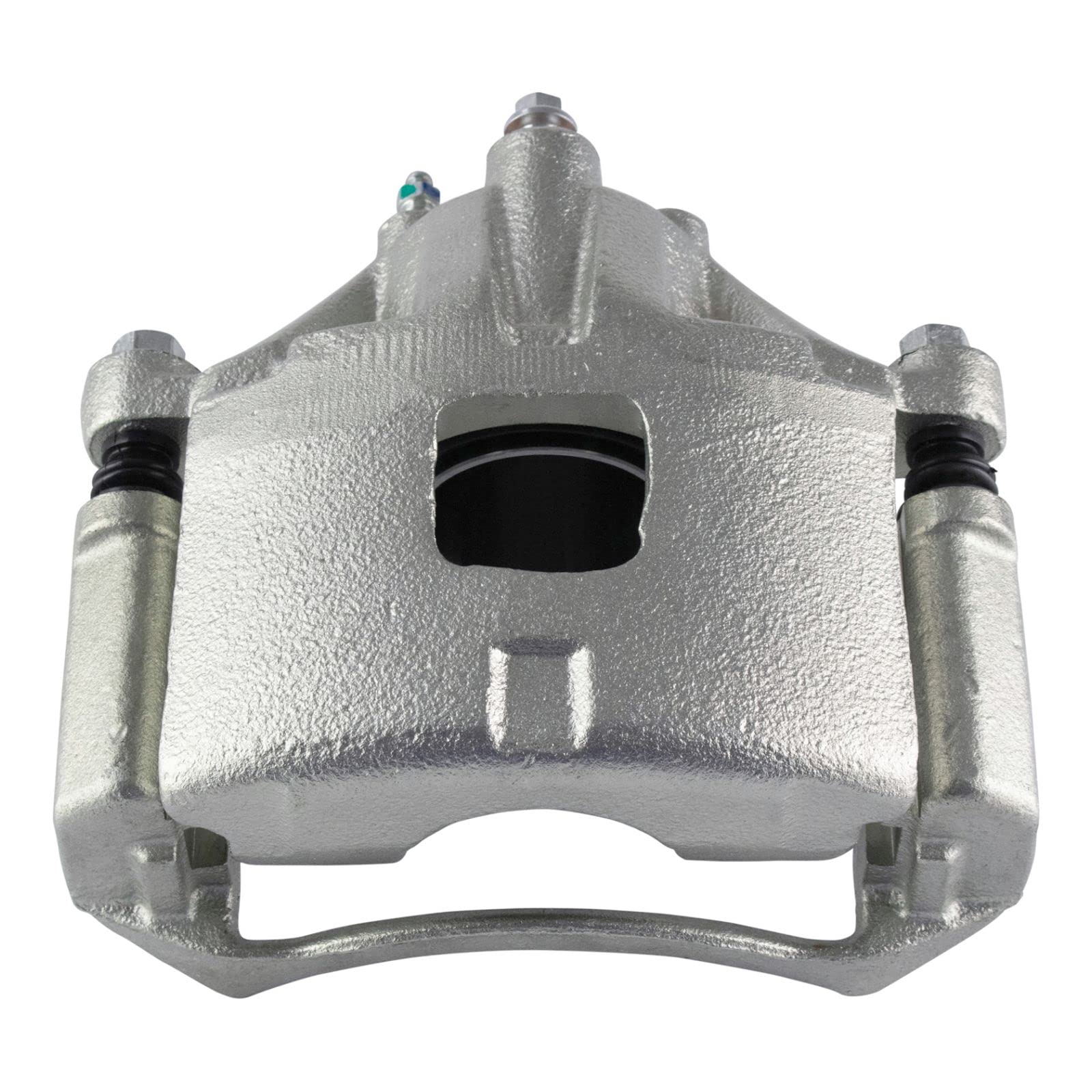 High-Performance Front Ceramic Brake Pads with Drilled & Slotted Zinc Coated Rotors & Calipers Kit - Perfect for Racing, Off-Roading and Daily Driving