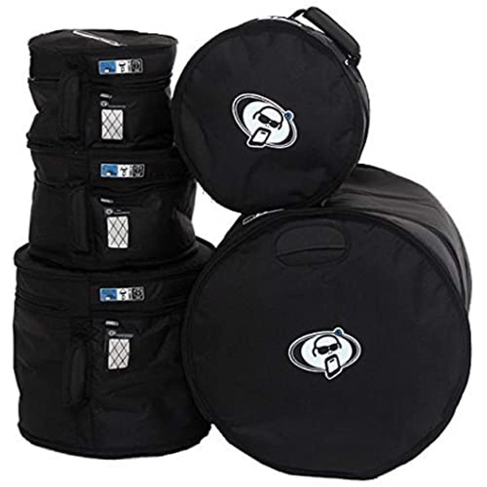 Premium Drum Set Case for 4-Piece Drum Kit - Heavy Duty Protection for Travel & Storage | Perfect for Musicians, Bands & Live Performances