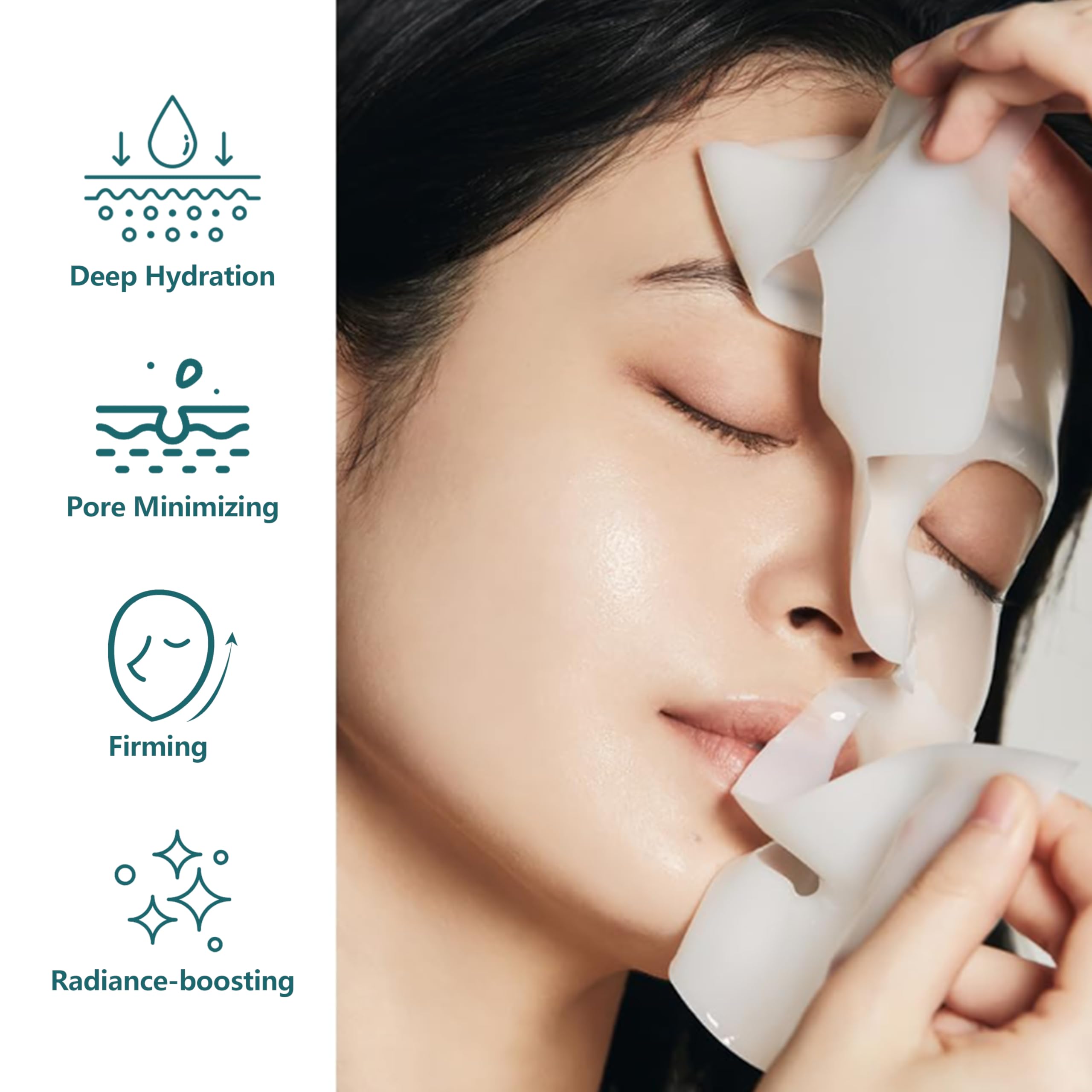 **Deep Collagen Anti-Wrinkle Lifting Face Mask - Hydrating Overnight Mask with Retinol, Niacinamide & Hyaluronic Acid for Skin Repair, Firmness & Wrinkle Treatment - Perfect for Nighttime Skincare Routine & Anti-Aging Care**