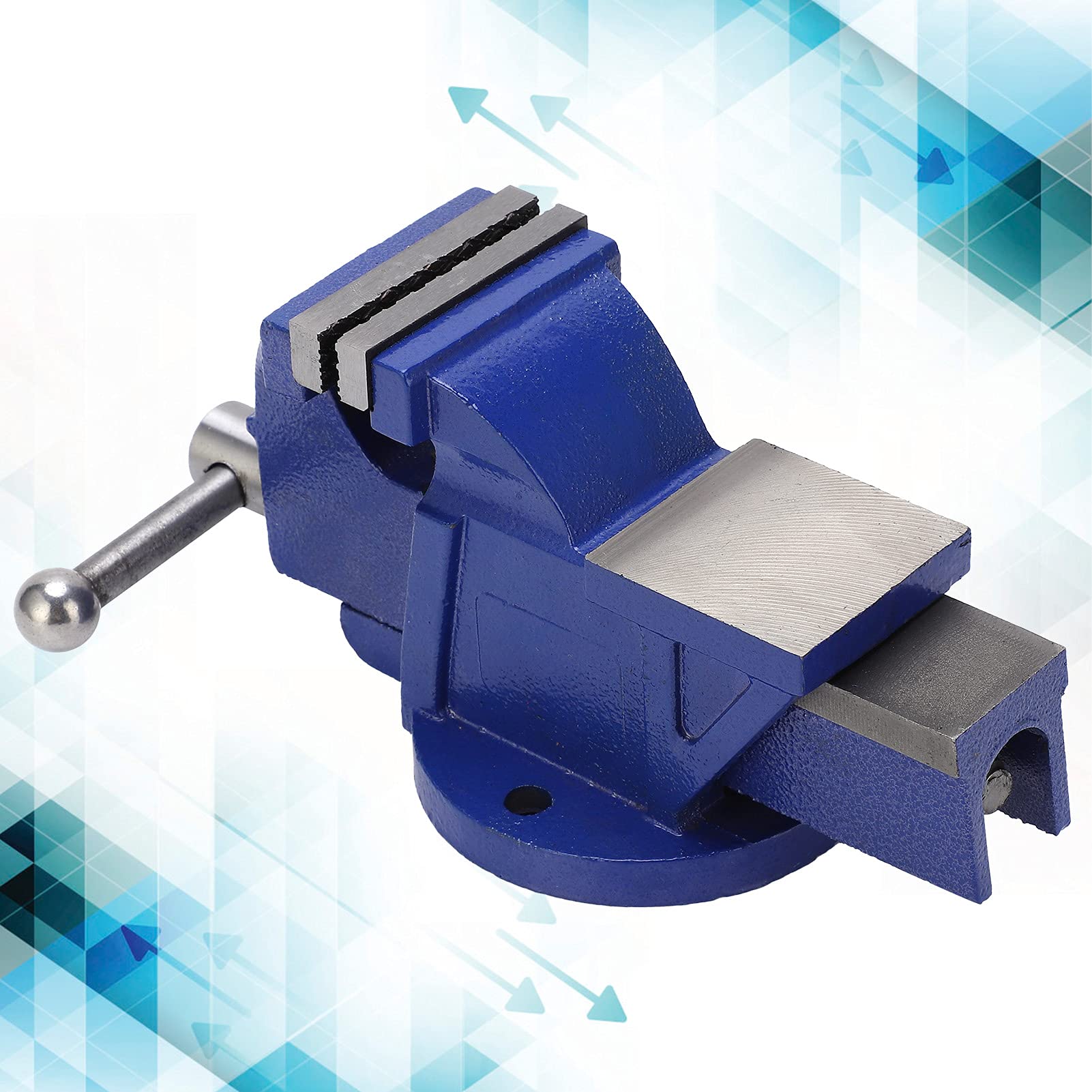 Premium Soldering Bench Vise - Heavy Duty Locking Crafting Vise with Reinforced Base & Anvil for Mechanical Repairs, Jewelry Making & DIY Projects | Perfect for Home Workshops, Metalworking & Electronics Repair