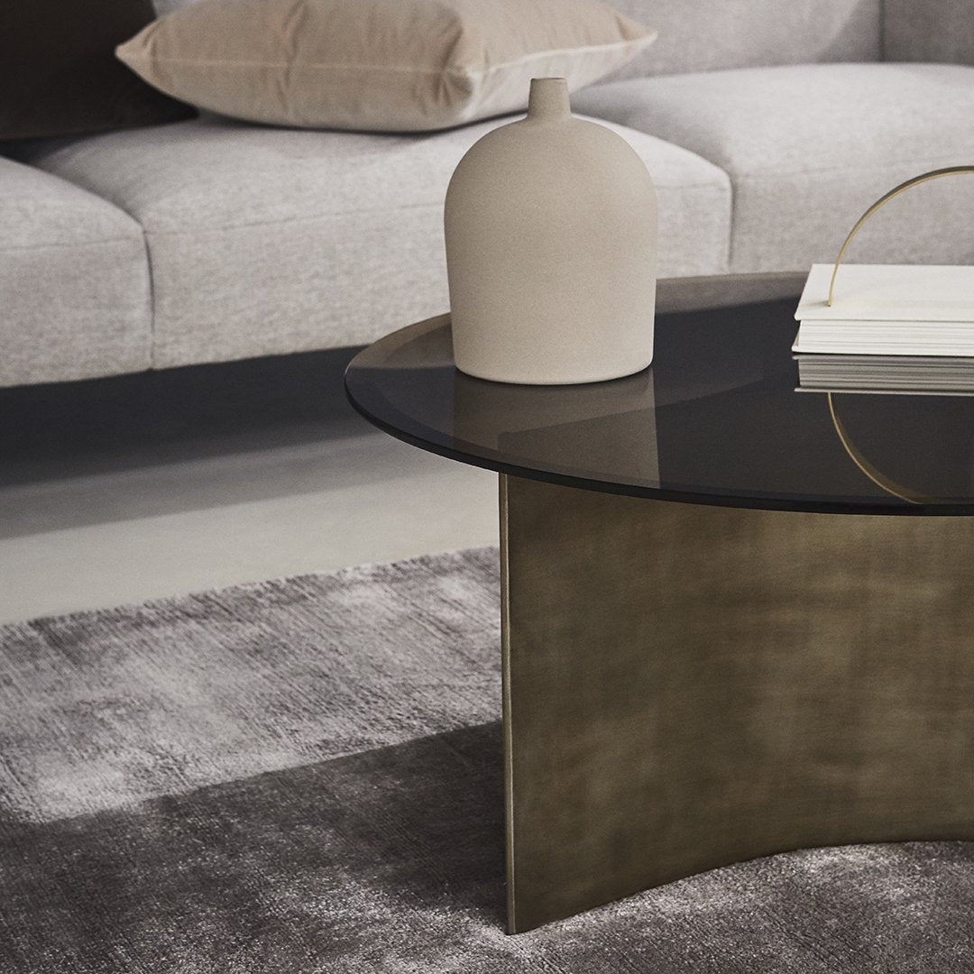 Modern Arc Coffee Table - Mid-Century Style Wooden Coffee Table for Living Room, Perfect for Home Decor & Small Spaces | Ideal for Coffee, Books & Living Room Essentials