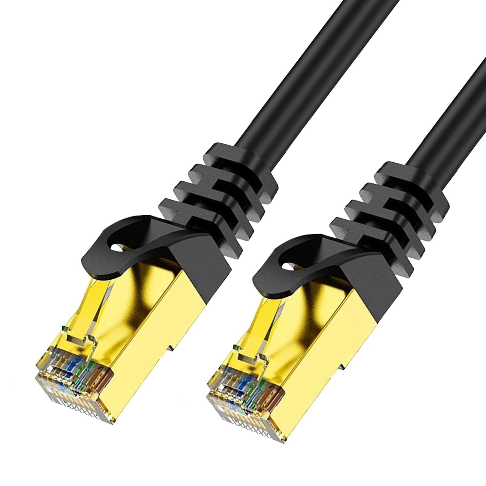 High-Speed Durable Ethernet Cable, Cat6 RJ45 Network Cable for Printers, Computers, Routers - Stable Wired Internet Connection for Home Office & Gaming Setup