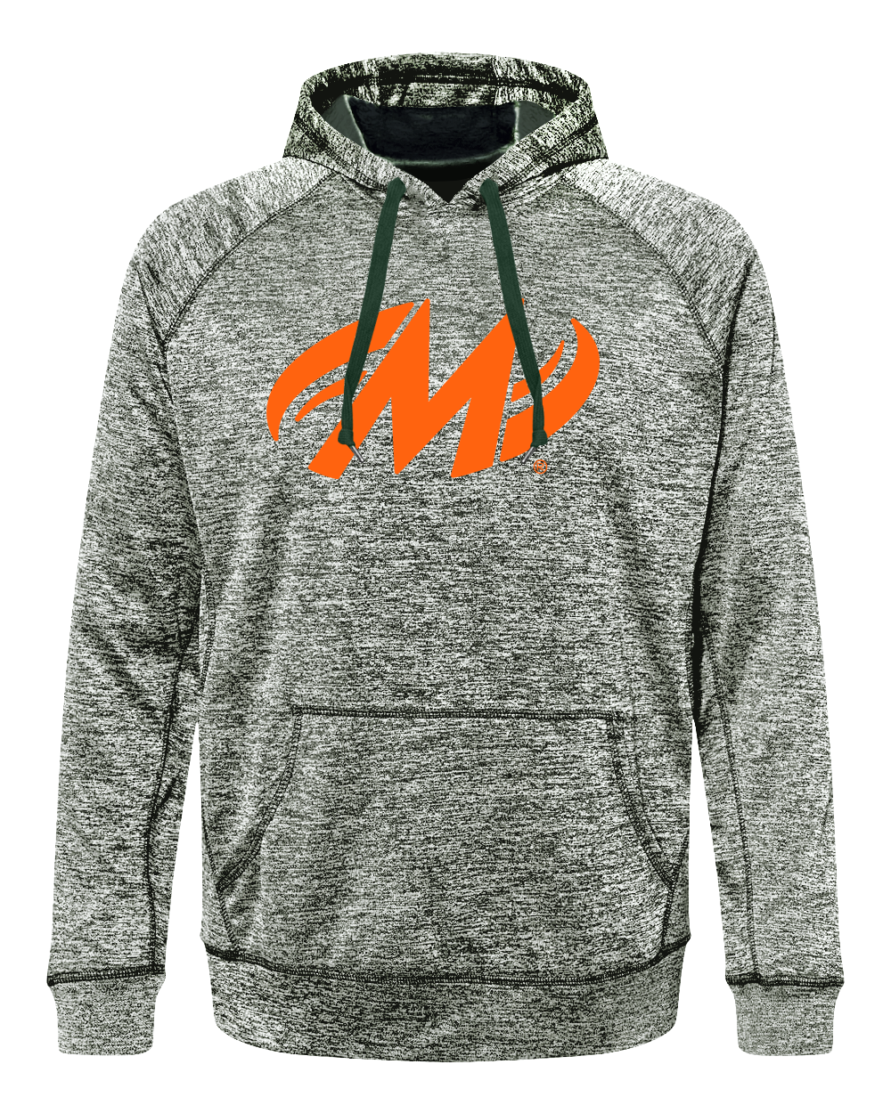 Motiv Classic Orange M Performance Hoodie - Men's Athletic Pullover for Workouts & Casual Wear