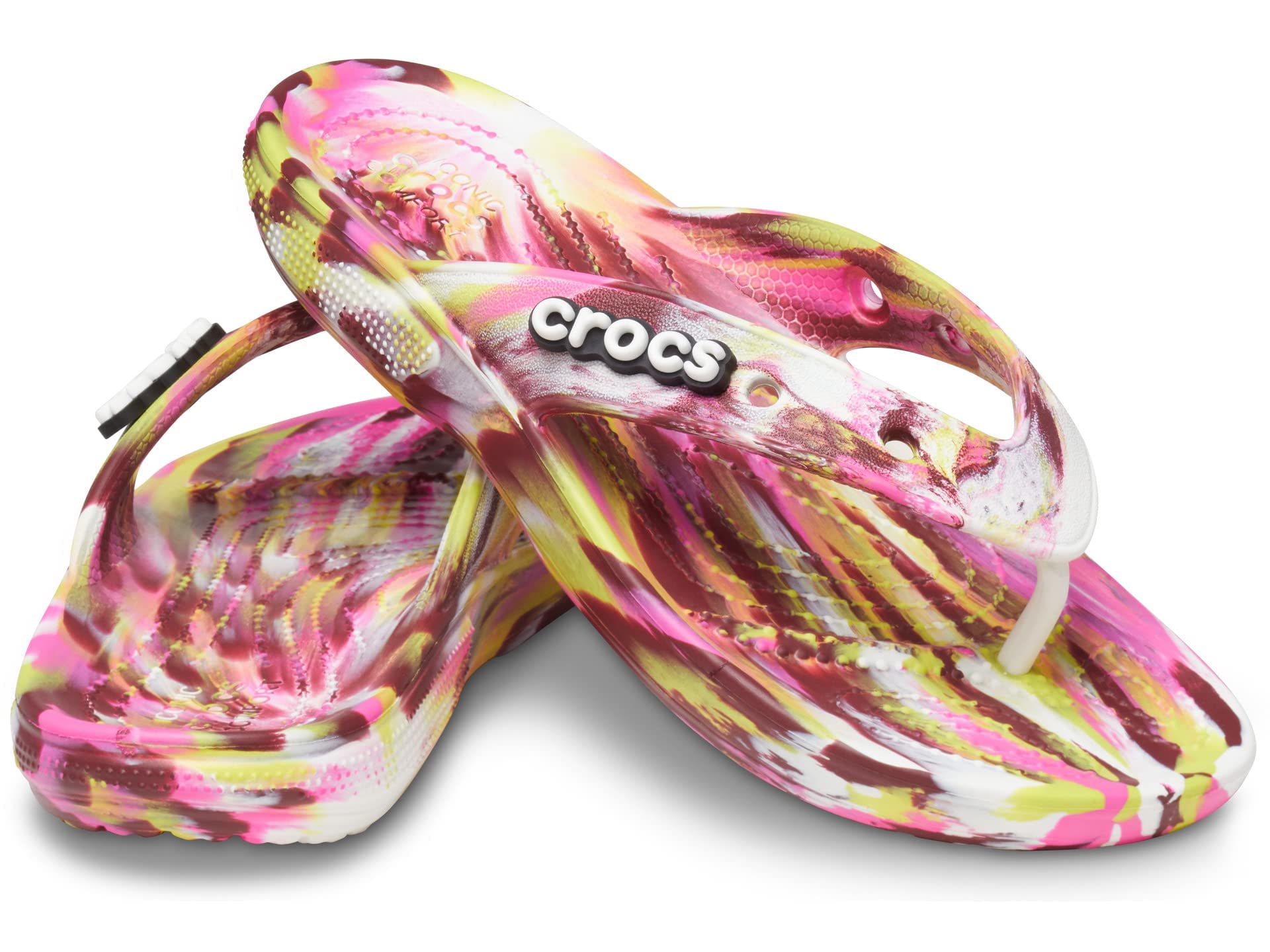 Crocs Classic Flip Flops for Women & Men - Comfortable Lightweight Sandals for Beach, Pool, and Casual Wear