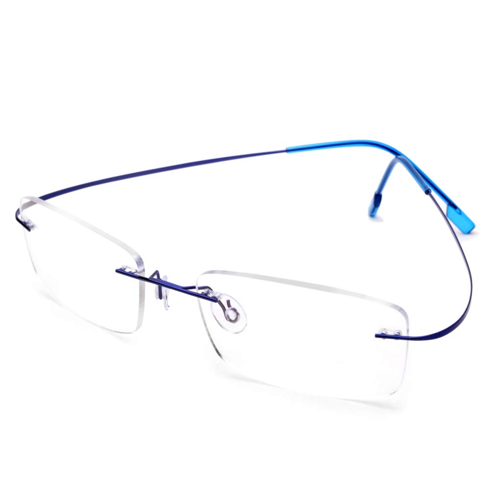 Frameless Myopia Glasses -1.00 Strength for Men & Women | Fashion Eyewear for Daily Use