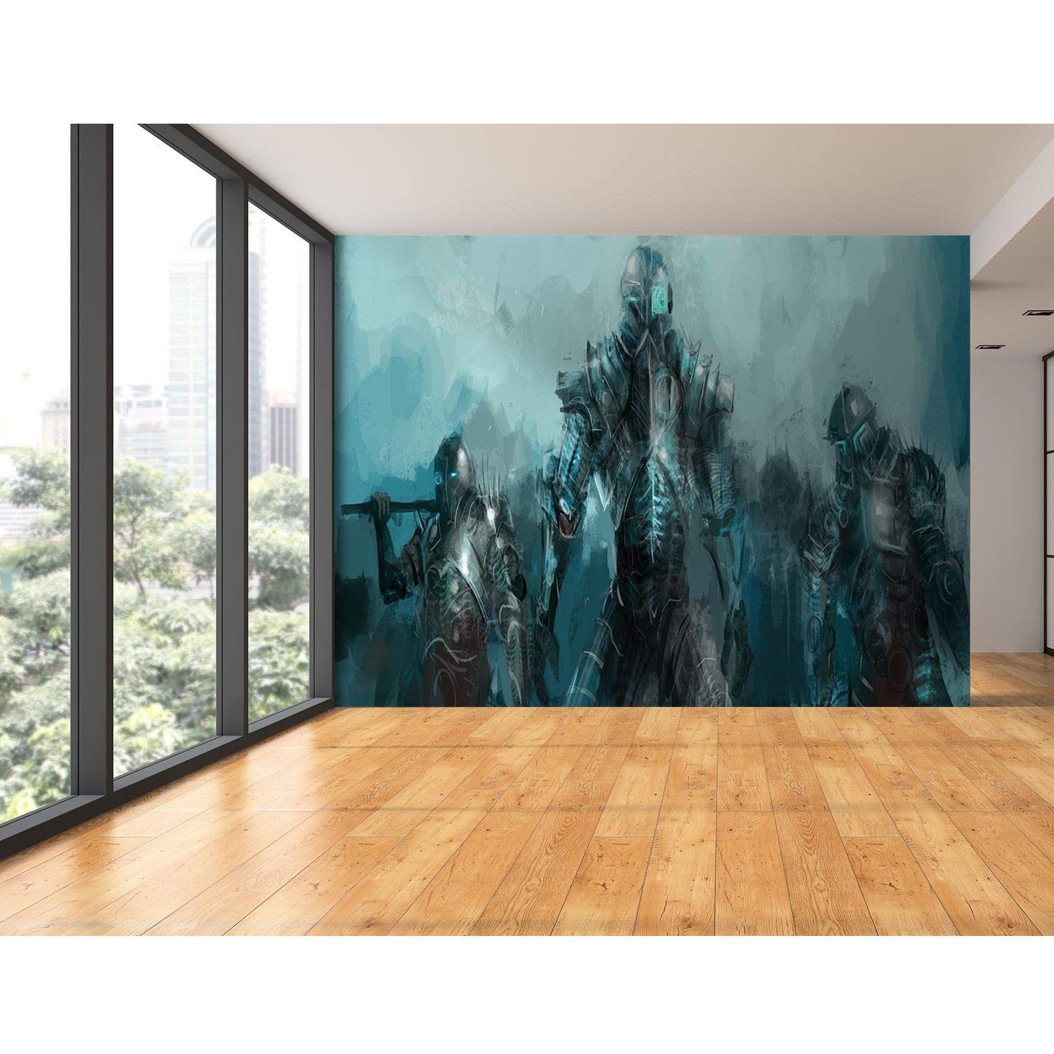 Startonight Abstract Knights Mural Wall Art - 100
