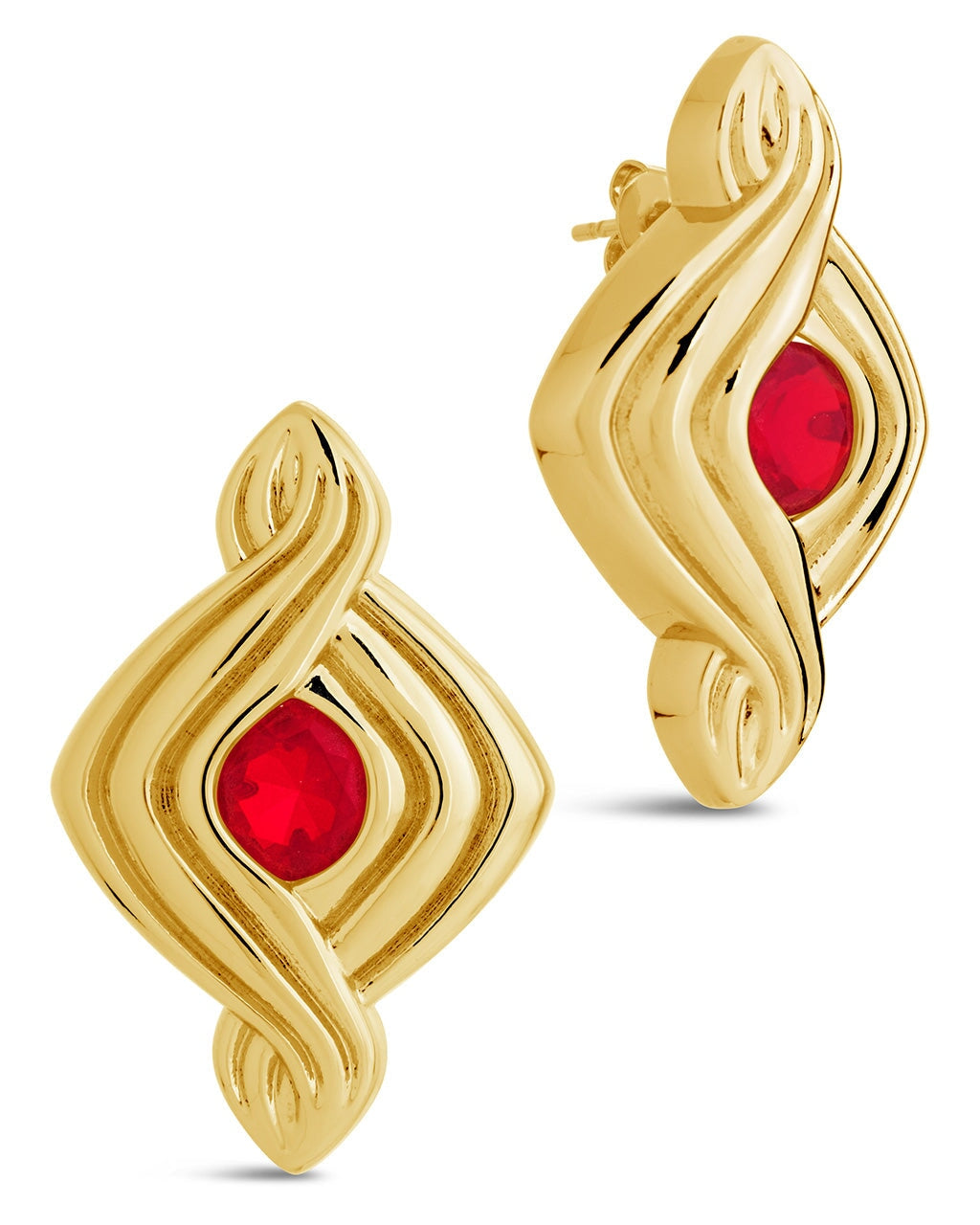 Exquisite Danish CZ Stud Earrings for Women - Sparkling Cubic Zirconia Earrings for Everyday Wear & Special Occasions