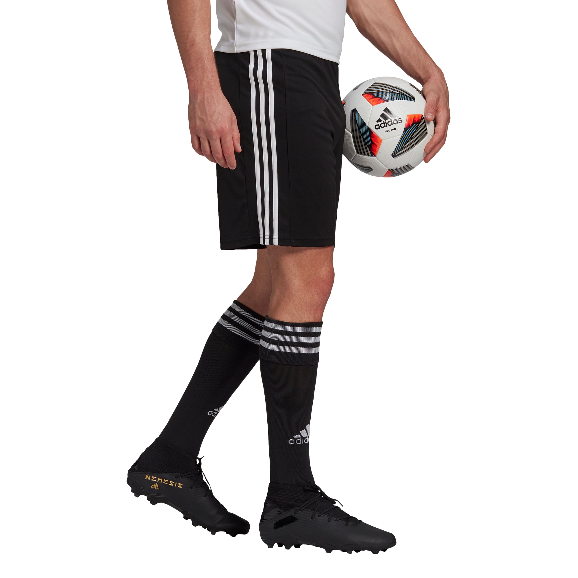 Adidas Youth Squadra 21 Athletic Shorts - Black/White - Breathable Comfort for Sports & Casual Wear - Perfect for Soccer, Running, and Gym Workouts