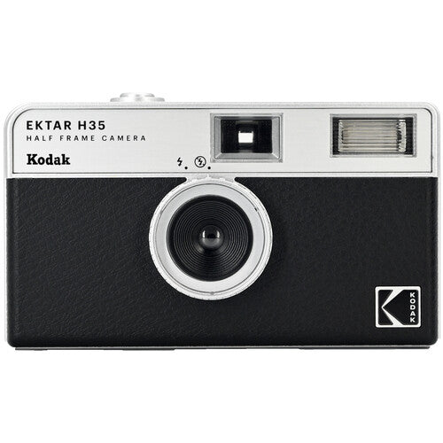 Kodak Ektar H35 Half Frame Film Camera (Black) - Vintage Style 35mm Reusable Camera for Travel, Street Photography & Everyday Use