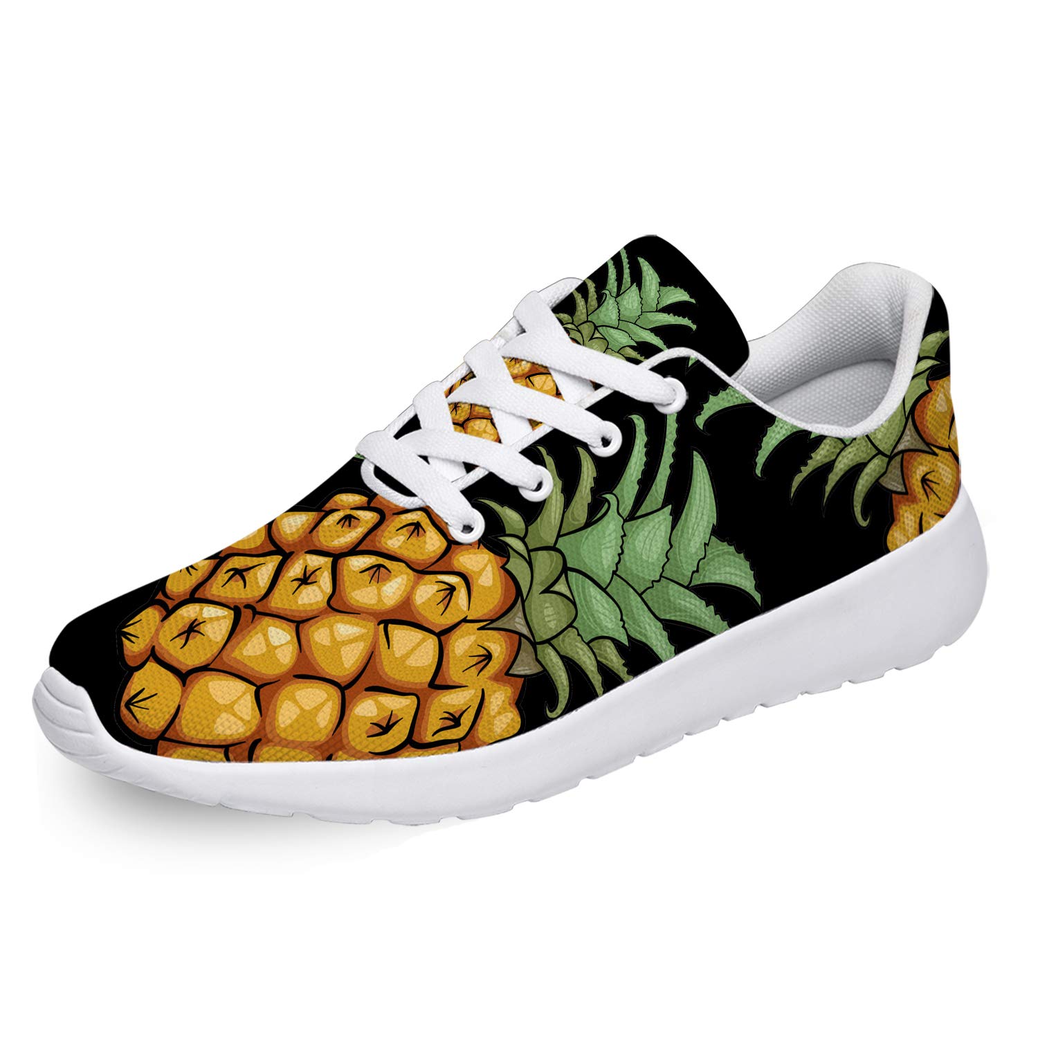 **Ciadoon Pineapple Running Shoes for Men & Women - Lightweight Comfortable Athletic Sneakers for Walking, Tennis, Jogging - Perfect Sports Gift for Active Lifestyles | Gym, Workout, Casual Wear**