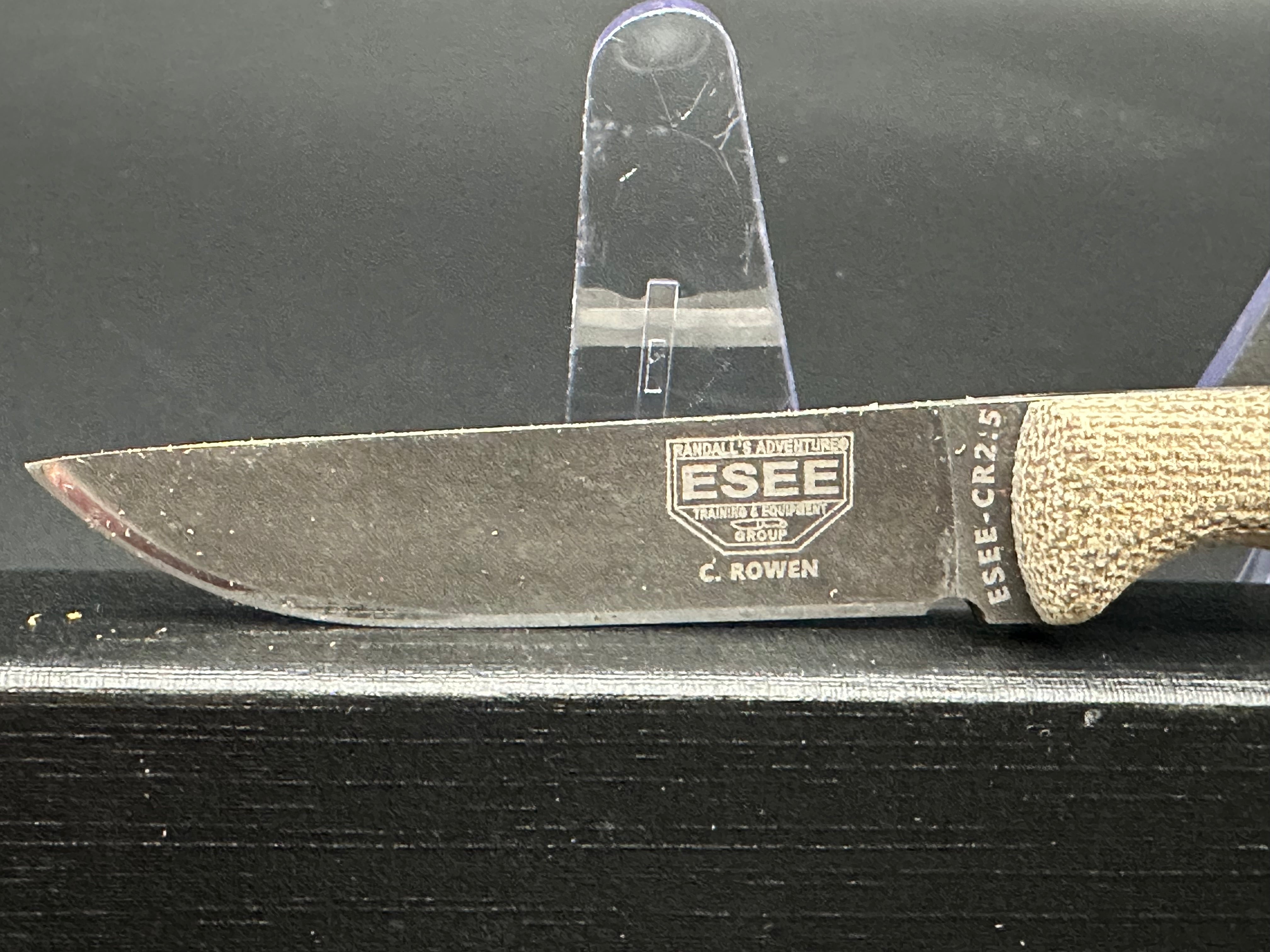 ESEE Camp Lore CR2.5 Bushcraft Knife - High Carbon Steel Fixed Blade Survival Knife for Outdoor Camping, Hunting & Bushcraft Activities