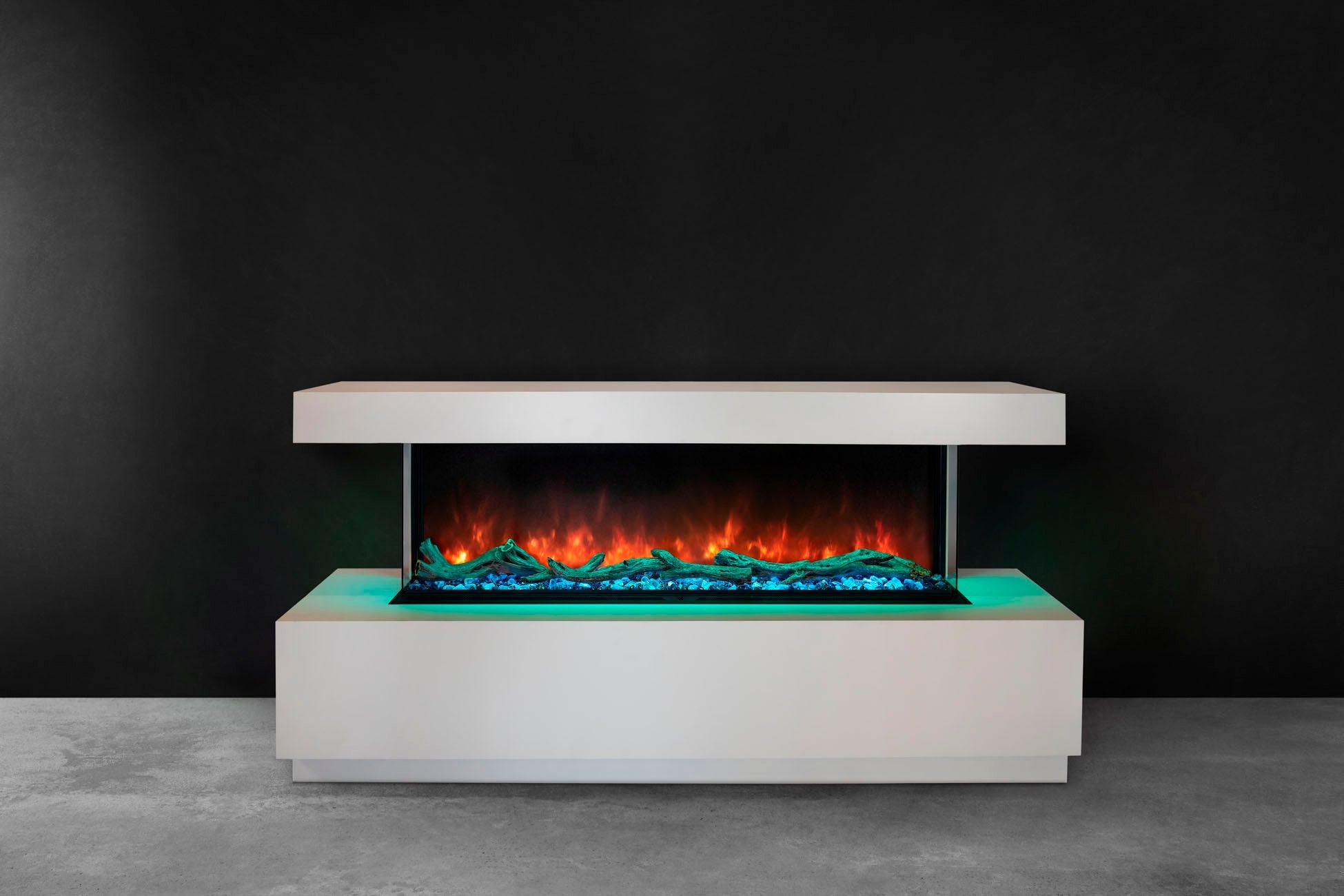 Modern Flames Landscape Pro Multi 56-Inch 3-Sided/2-Sided Built-In Electric Fireplace - Perfect for Living Rooms, Bedrooms & Home Theater Spaces