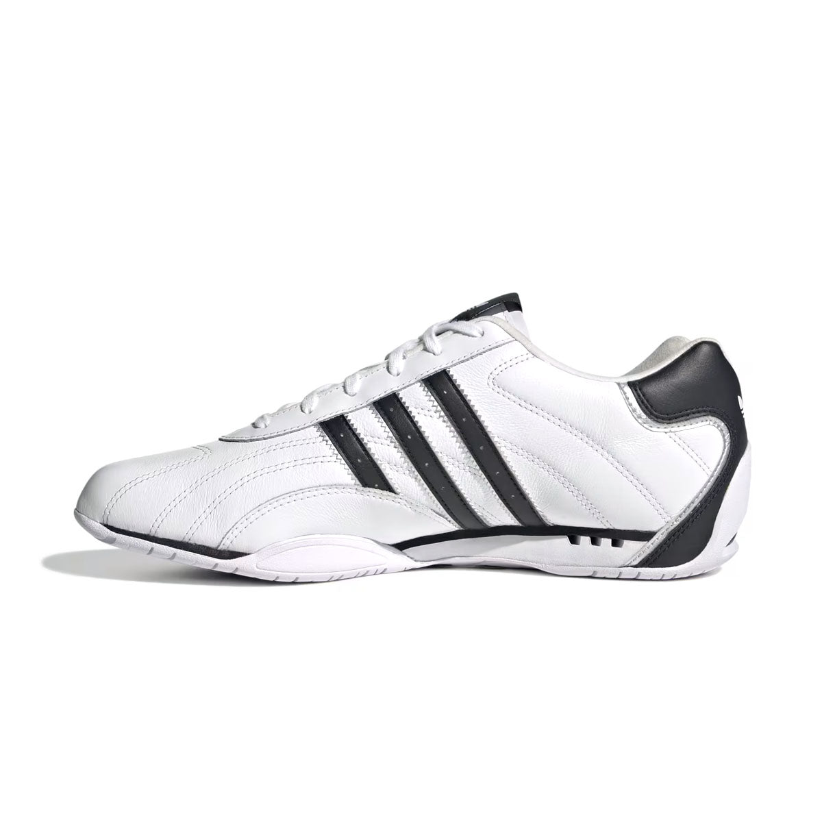 Adiracer Lo Sneakers for Men - Cloud White & Core Black Running Shoes | Lightweight Comfort for Jogging, Gym & Casual Wear