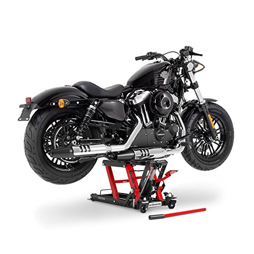 Hydraulic Motorcycle Scissor Lift Jack - Compatible with Suzuki Marauder VZ800 (BL-RD) | Heavy-Duty Bike Maintenance & Repair Tool for Garage, Workshop & DIY Enthusiasts