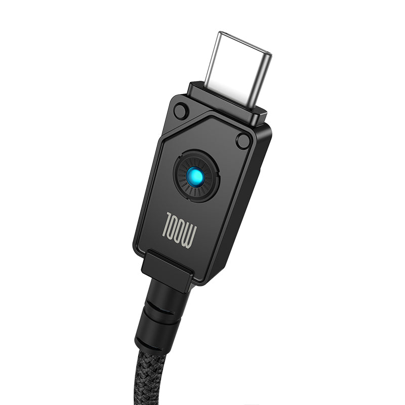 Baseus Unbreakable 100W USB-C to USB-C Fast Charging Cable 1M (3.3ft) - Durable & High-Speed Power Delivery for iPhone 15, MacBook, iPad, Samsung Galaxy - Perfect for Home, Office & Travel