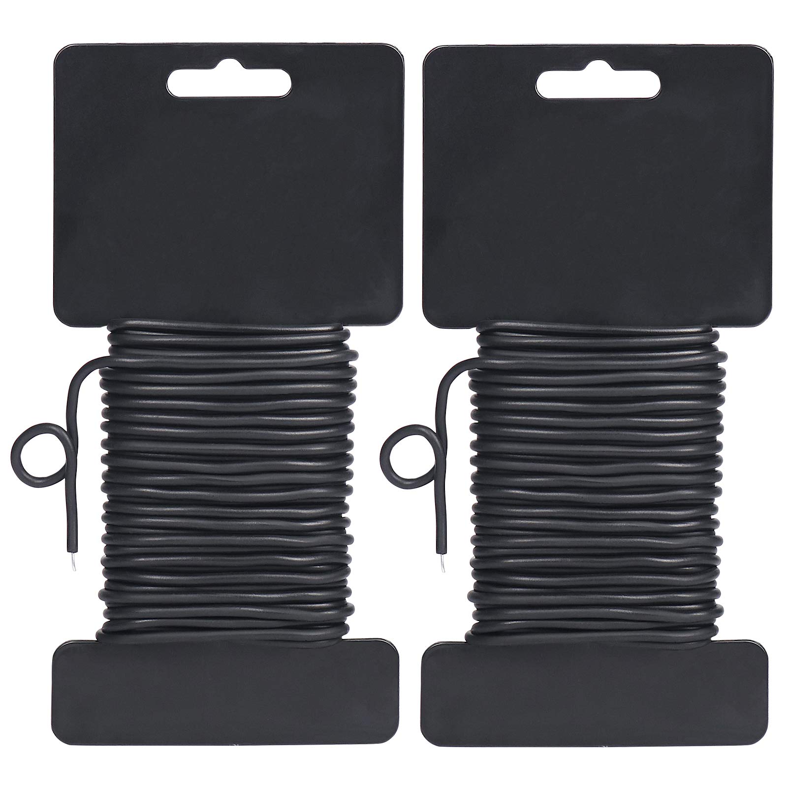 Shintop 3.5mm Reusable Garden Ties - Heavy Duty Soft Plant Twist Wire for Plants, Vegetables & Flowers (52.5ft) - Perfect for Home Gardening, Office Plants & Outdoor Landscaping