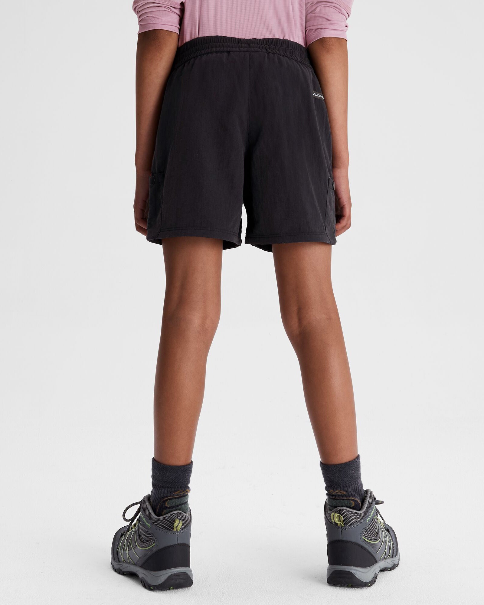 Girls' EVRY Day Cargo Shorts - Black | Comfortable Casual Wear for Outdoor Activities, School & Playtime