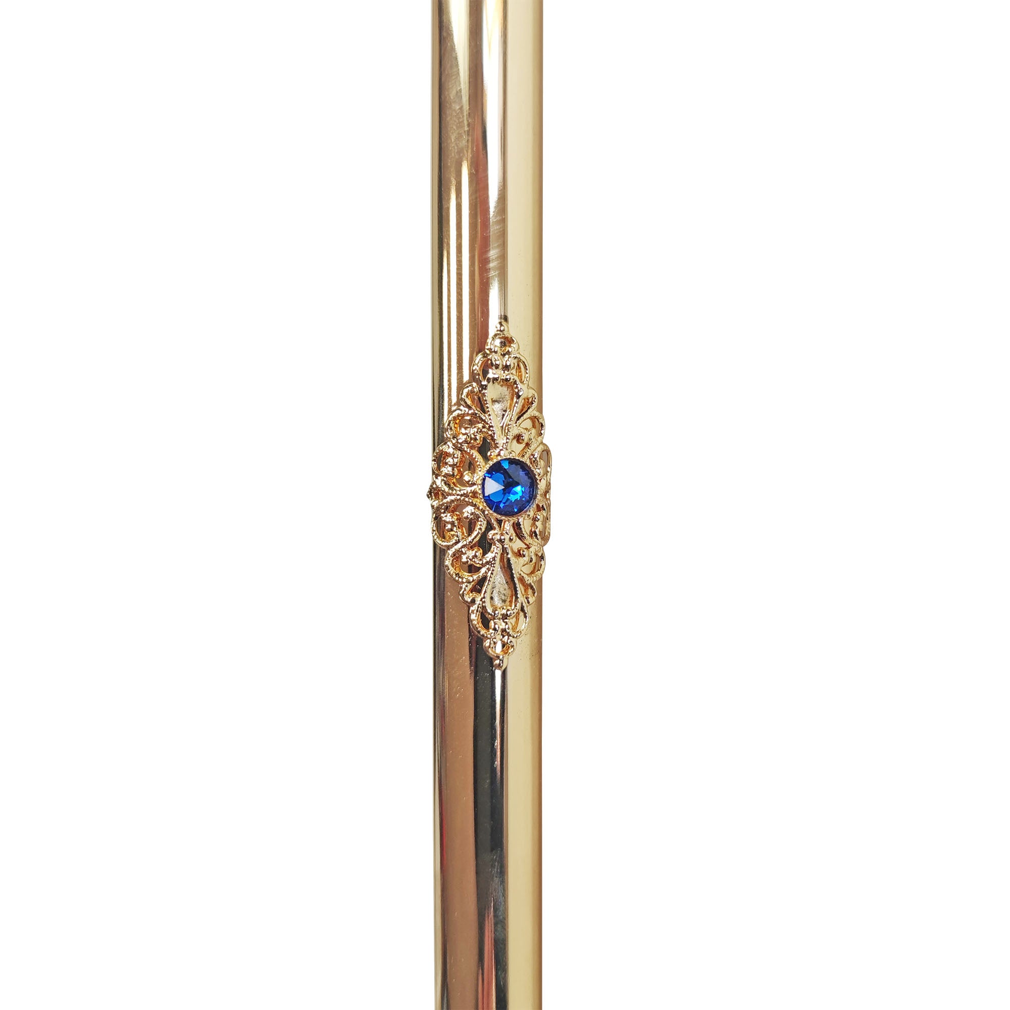 24K Gold Plated Luxury Walking Cane - Elegant & Durable Mobility Aid for Seniors & Fashionable Support for Special Occasions