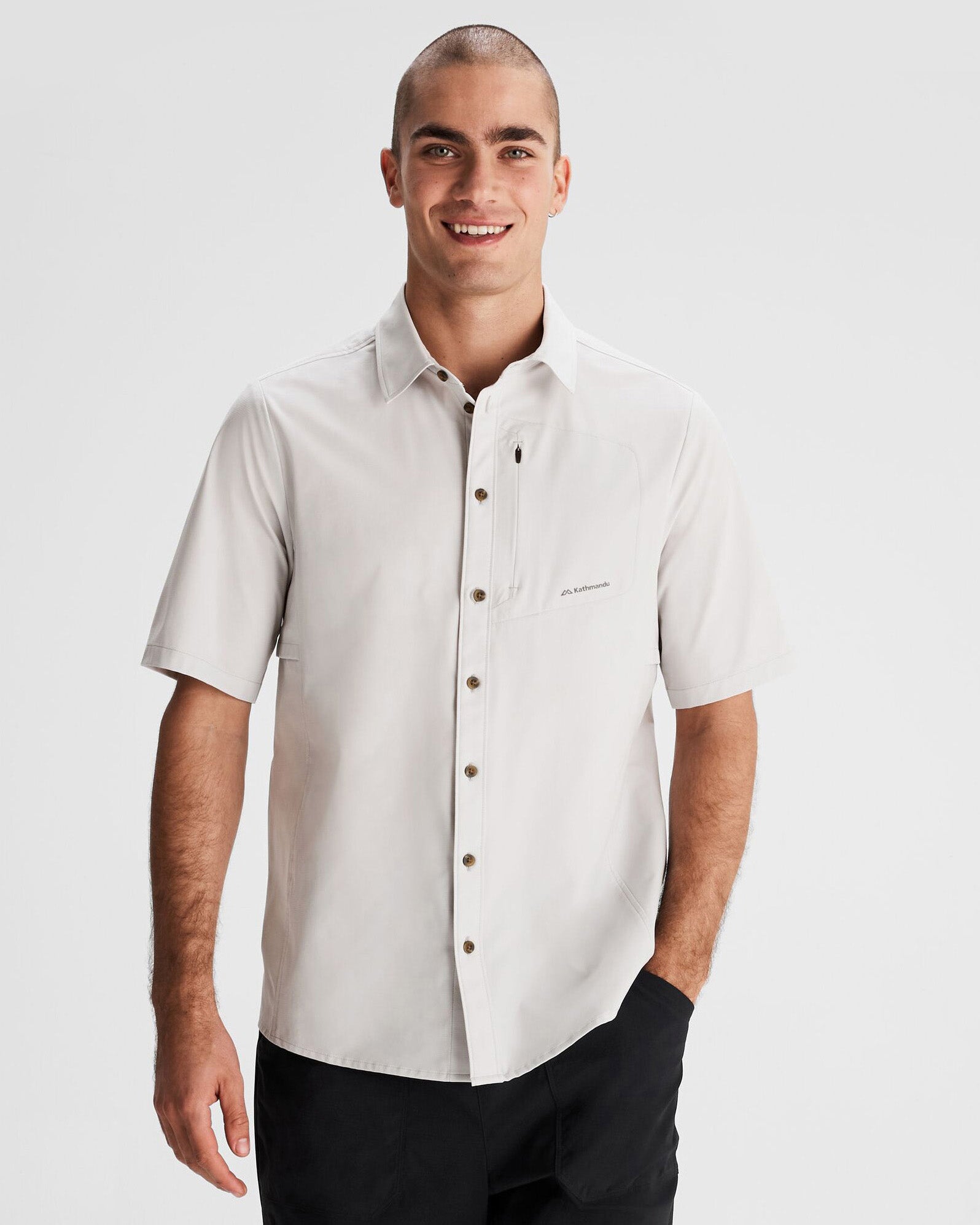 Men's Sun Breaker UPF 50+ Short Sleeve Shirt - Lightweight Quick-Dry Fishing & Hiking Shirt with UV Protection - Perfect for Outdoor Activities, Beach & Travel