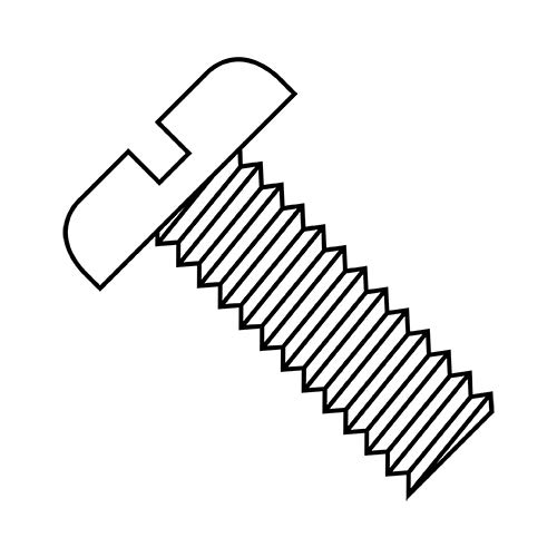 1-64X1/4 Slotted Pan Machine Screws - Fully Threaded Nylon Screws (Pack of 2,500) BC-0104MSPN by Shorpioen - Made in USA - Perfect for Electronics, Appliances & DIY Projects