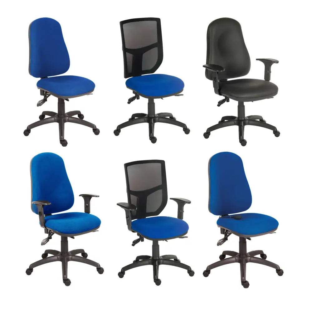 Ergonomic Office Chair with Lumbar Support - 24 Hour Comfort for Long Hours Sitting - Perfect for Home Office, Gaming & Workspace