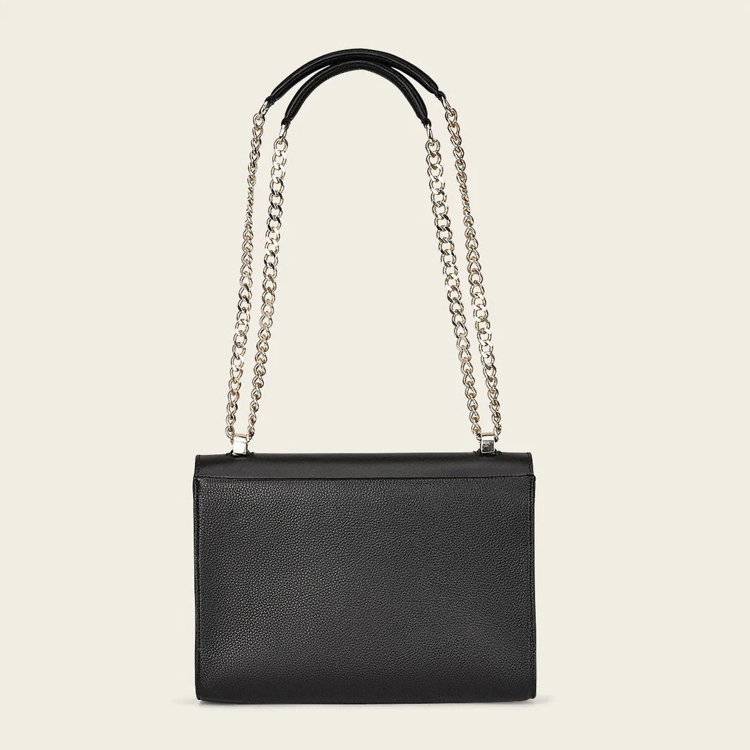 BOD84MA Women's Cuadra Black Fashion Stingray Crossbody Bag - Stylish & Durable for Everyday Use, Work, and Travel