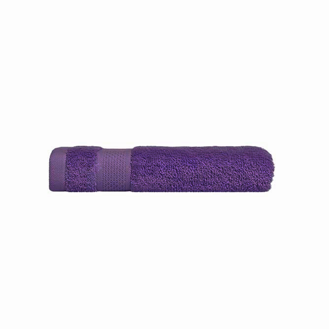 Premium 100% Combed Cotton Bath Towels - Soft & Absorbent Purple Face & Body Towels for Spa, Gym, Travel & Home Use
