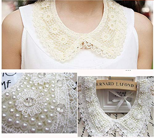 Detachable False Collar Shirt Accessory - Fashion Necklace & Shirt Decoration in White | Perfect for Office Wear, Parties & Stylish Outfits