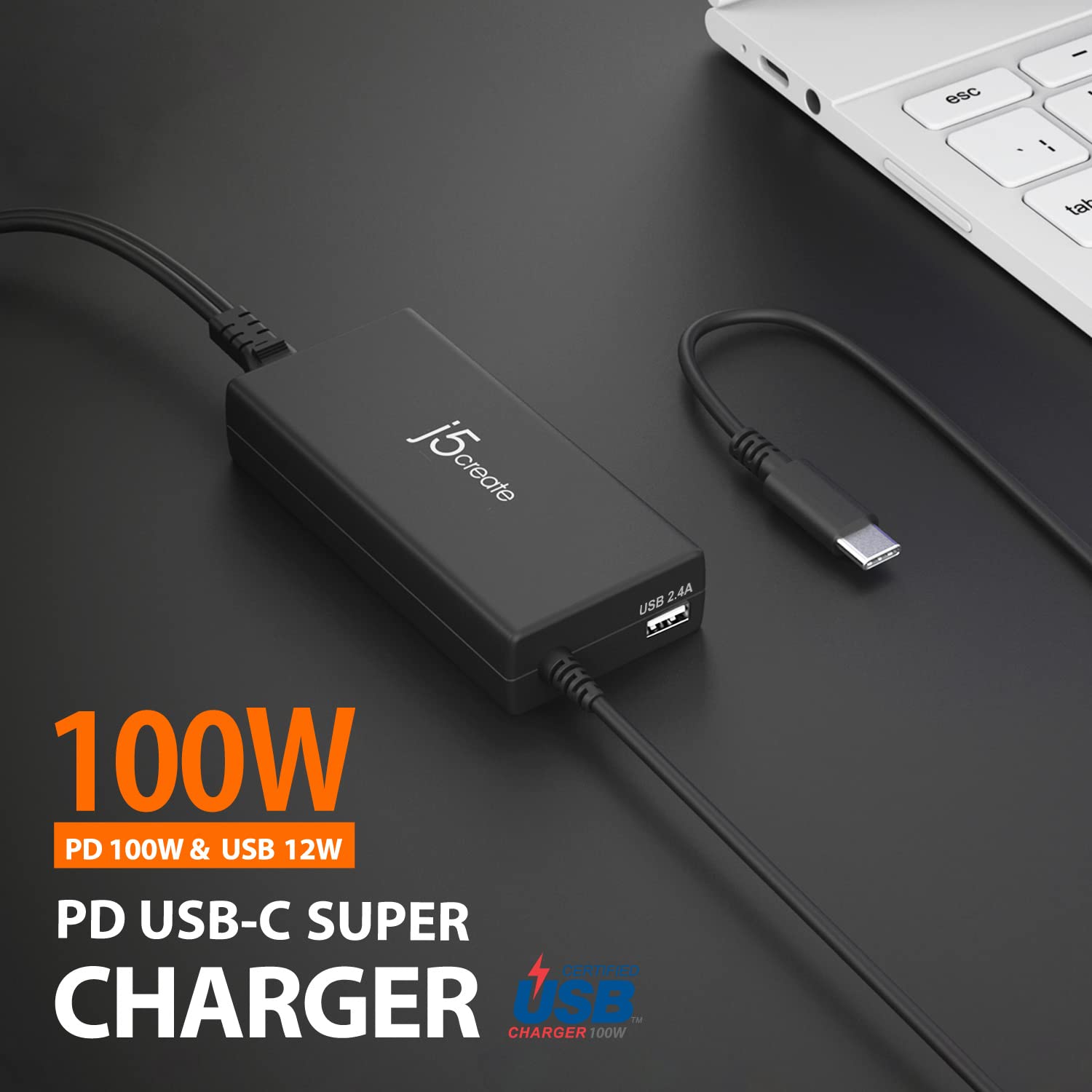 J5Create USB C Docking Station 12-in-1 with Dual 4K 60Hz HDMI DisplayPort, M.2 SSD Slot, 10Gbps USB-A, Card Reader, 100W PD Charging, Ethernet - Perfect for Home Office, Gaming & Multi-Monitor Setup