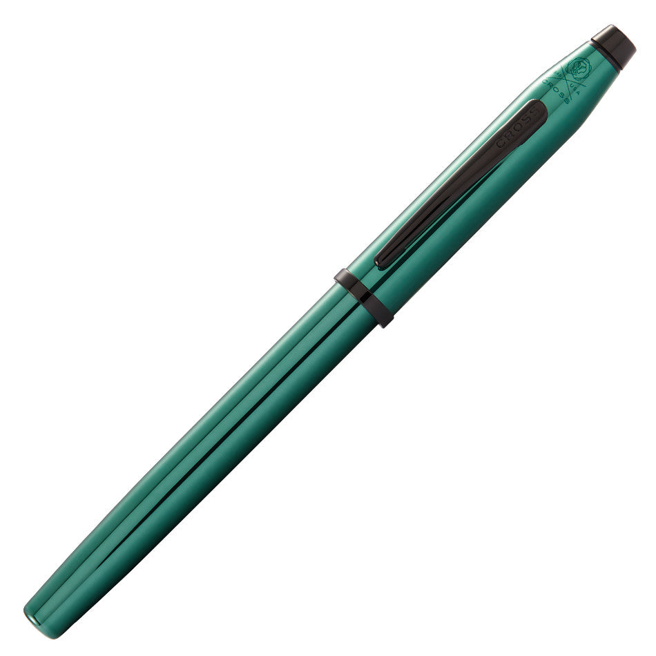Cross Century II Fountain Pen - Green Lacquer with Black Trim | Luxury Writing Instrument for Professionals & Collectors | Perfect for Signatures, Calligraphy & Gifts