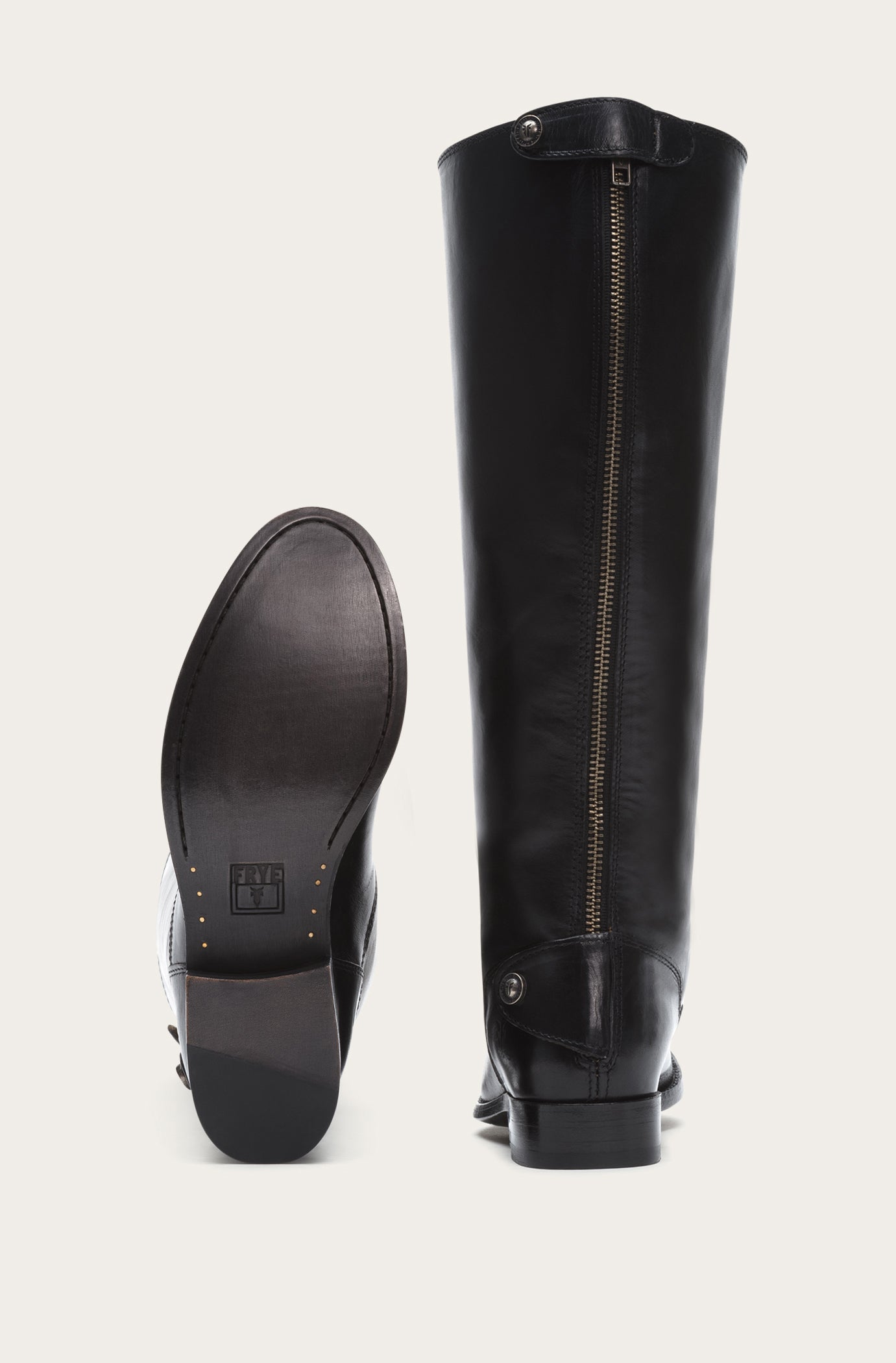 Melissa Button Back Zip Wide Calf Boots - Vintage & Pre-Owned - Perfect for Fall Fashion, Wide Calf Comfort, and Sustainable Style