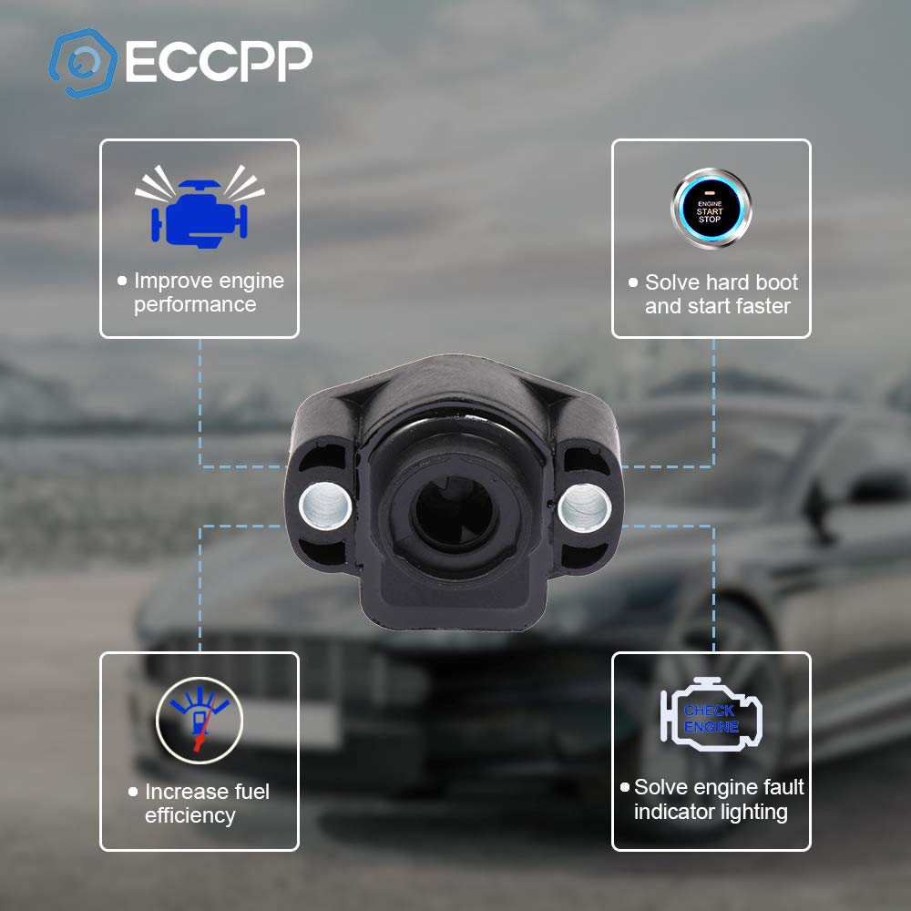 ECCPP Throttle Position Sensor Compatible with Dodge Dakota 1997-2001, Dodge Viper 1998-2002, Jeep Cherokee 1997-2000 & Grand Cherokee, Jeep TJ & Wrangler 1997-2001 - Replacement Part #4874371 - Perfect for Engine Performance & Fuel Efficiency