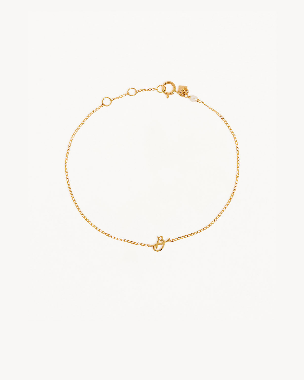 14K Solid Gold Love Letter Bracelet - Dainty & Elegant Jewelry for Women, Perfect Gift for Anniversary, Valentine's Day & Special Occasions