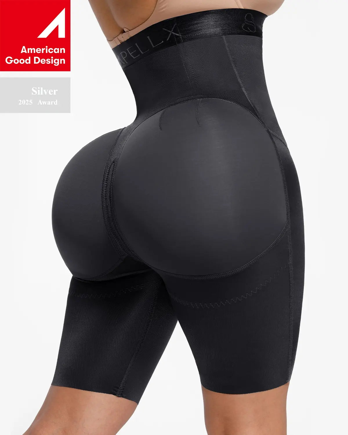 AirSlim® Butt Lifting High Waist Shorts for Women - Tummy Control Shapewear & Body Shaper - Perfect for Workout, Yoga & Everyday Wear