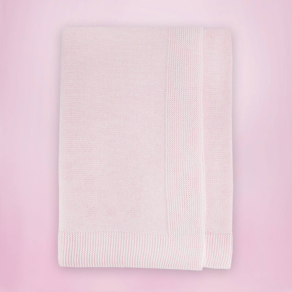 Steiff My First Muslin Blanket & Swaddle Set - Soft Baby Gift for Newborns, Girls & Boys, Pink - Perfect for Nursery, Swaddling & Cuddling