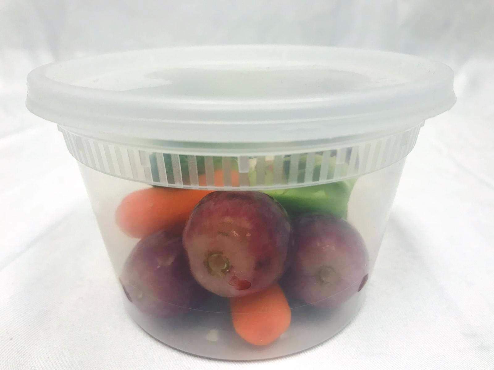 Maple Trade TD C16 16-Ounce Soup Cups with Lids - 240 Pack Disposable Deli Containers for Takeout, Catering, and Restaurant Food Storage - BPA Free & Leak Proof