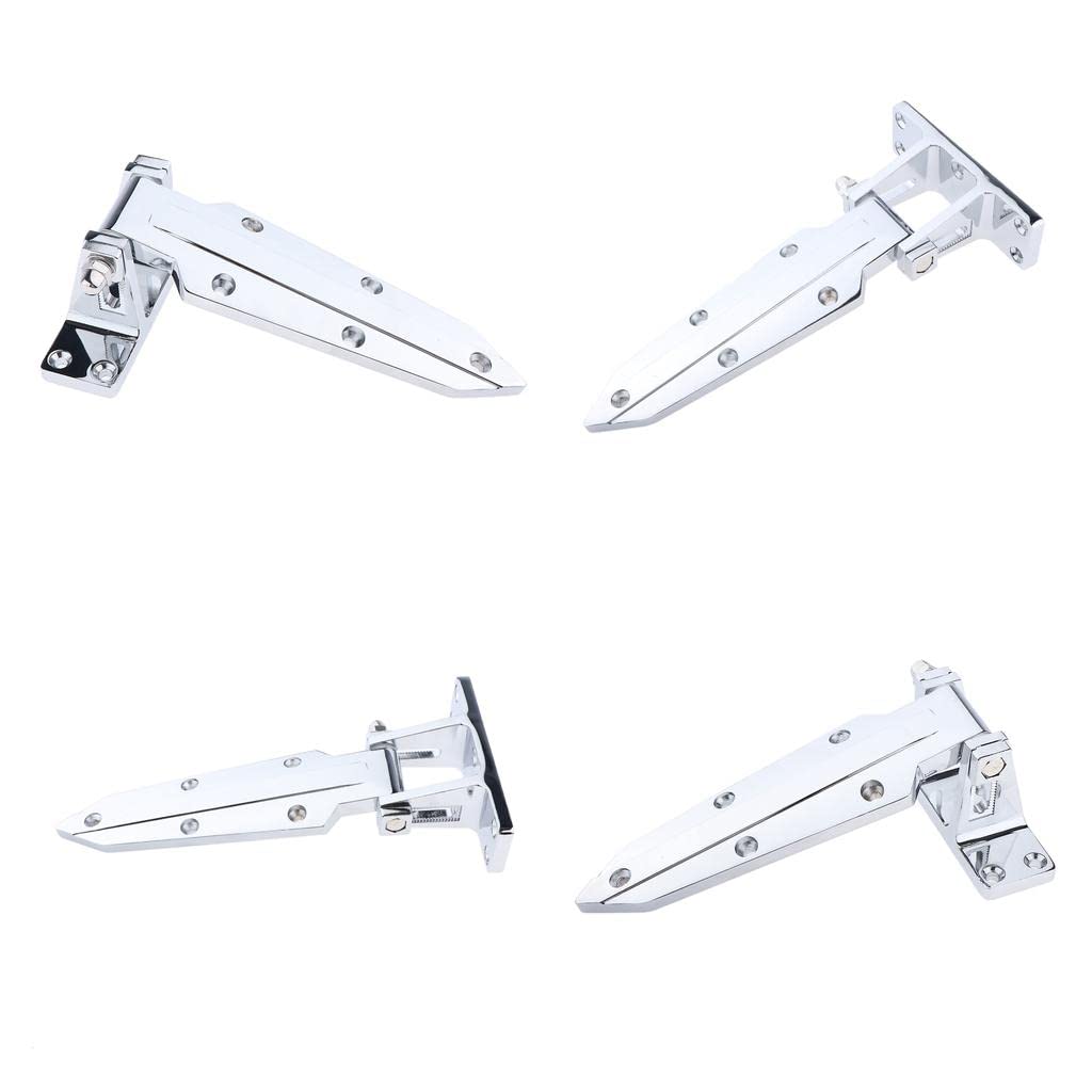 4-Pack 460 Cooler or Freezer Door Hinge - Flush Mount Hinges for Commercial Refrigerators - Perfect for Restaurants, Grocery Stores, and Walk-In Coolers