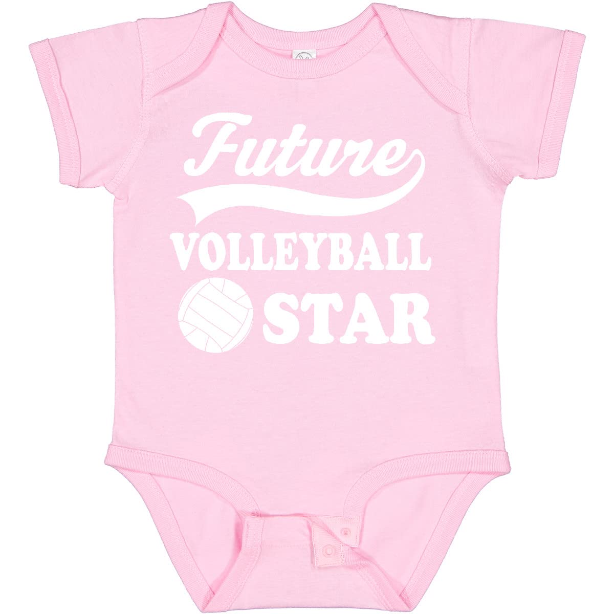 Inktastic Future Volleyball Star Baby Bodysuit - Soft Cotton Infant Sports Onesie for Boys & Girls - Perfect for Playtime, Team Events & Sports Enthusiasts
