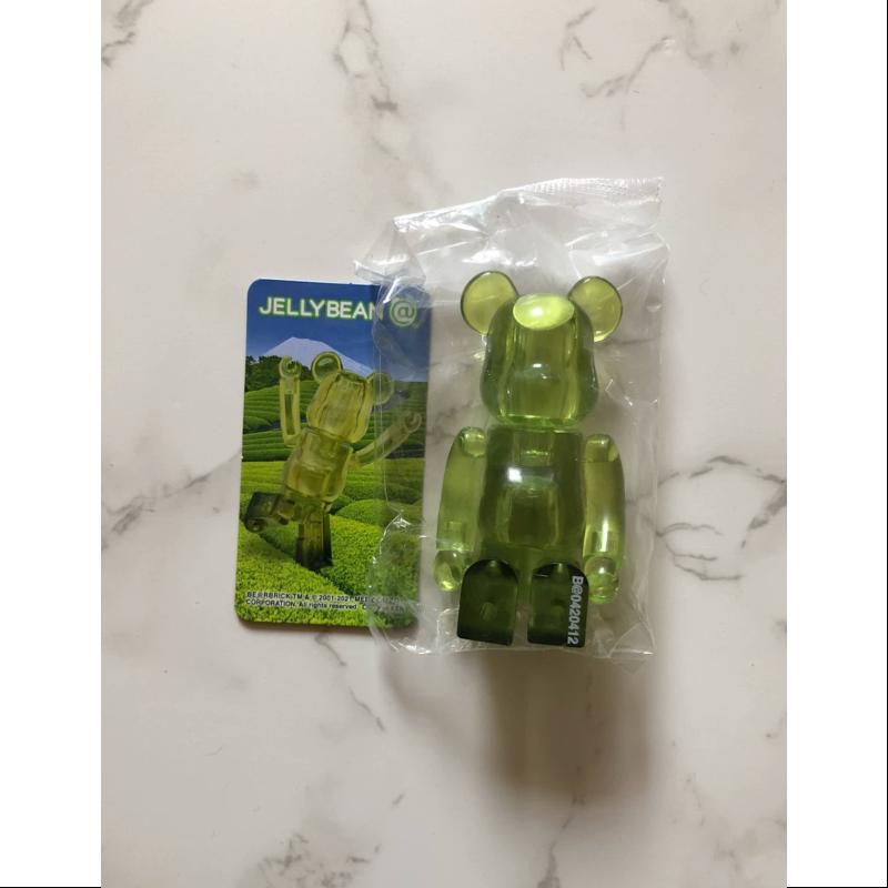 Bearbrick Series 42 JELLYBEAN Green 100% Collectible Vinyl Art Toy - Limited Edition Designer Figure for Display & Home Decor