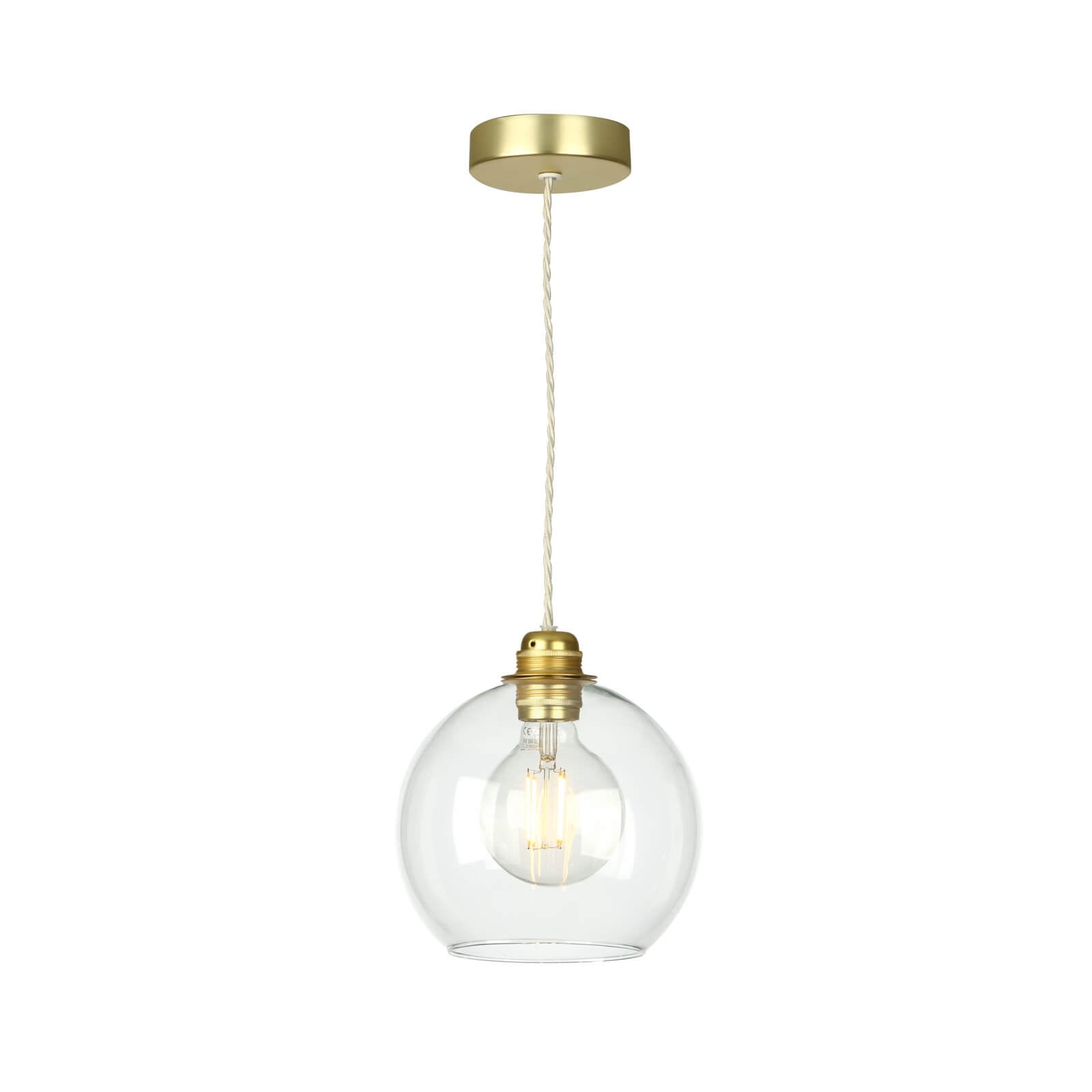 Apollo Single Pendant Light Fixture - Brushed Nickel, Oil Rubbed Bronze & Matte Black Finishes - Modern Ceiling Lighting for Dining Room, Bedroom or Entryway
