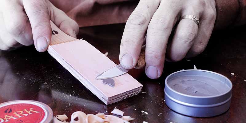 Premium Sharpening Compound for Knives & Tools - Dark Grit for Fast Edge Restoration | Ideal for Kitchen Knives, Hunting Gear & Woodworking Tools