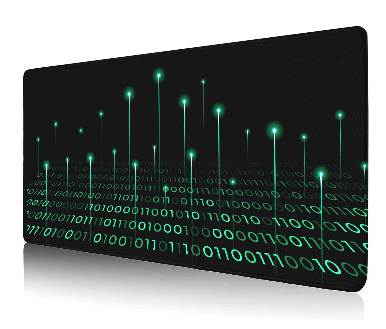 **Large Gaming Mouse Pad - 31.5 x 15.7 Inch Extended Non-Slip Desk Mat with Stitched Edges for PC, Laptop, Office & Gaming - Perfect for Coding, Work & Esports**