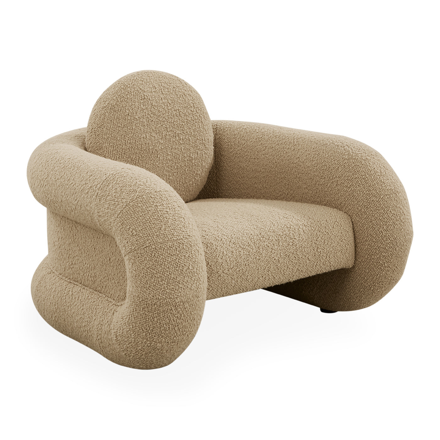 Modern Pompidou Lounge Chair - Mid Century Design, Comfortable & Stylish for Living Room, Bedroom, or Office - Perfect for Relaxing & Reading