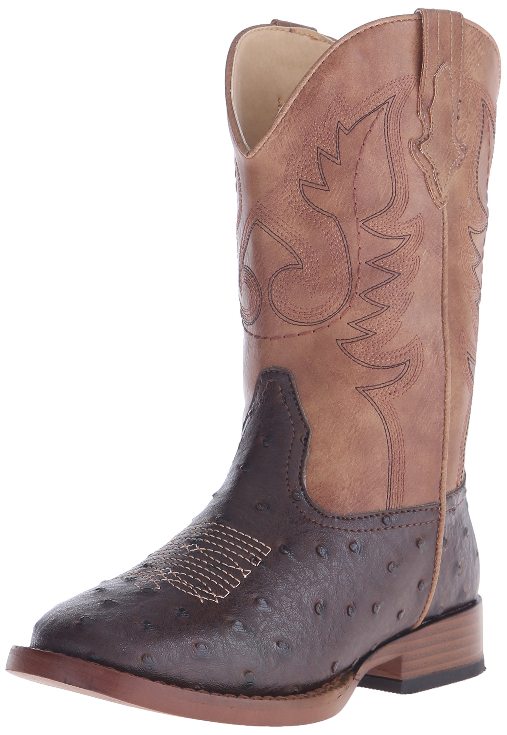 ROPER Boys Cowboy Boots - Western Style Leather Boots for Kids - Perfect for Rodeo, Horse Riding & Country Fashion