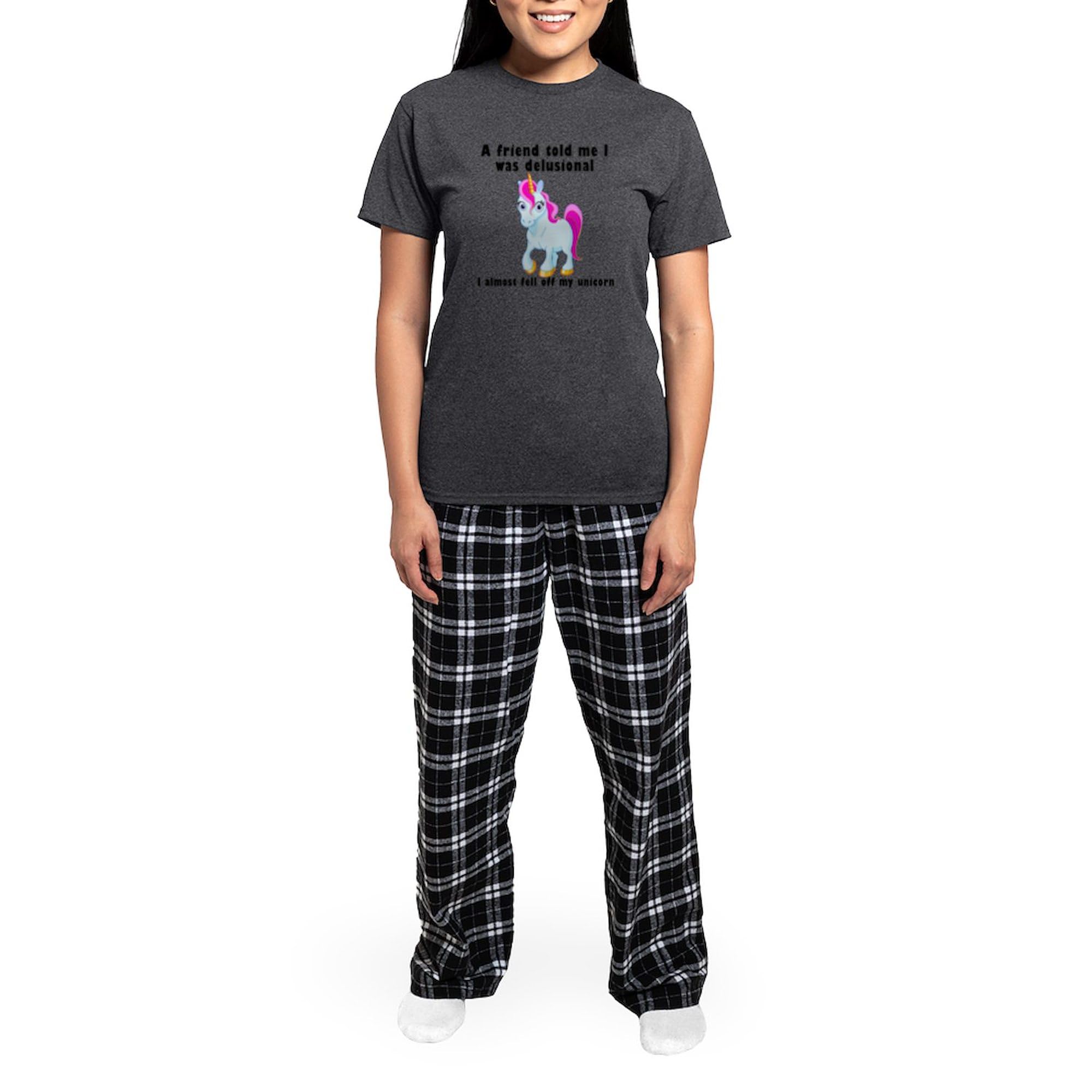 Unicorn Women's Charcoal Pajama Set - Soft & Comfortable Sleepwear for Women | Perfect for Cozy Nights, Sleepovers & Relaxing at Home