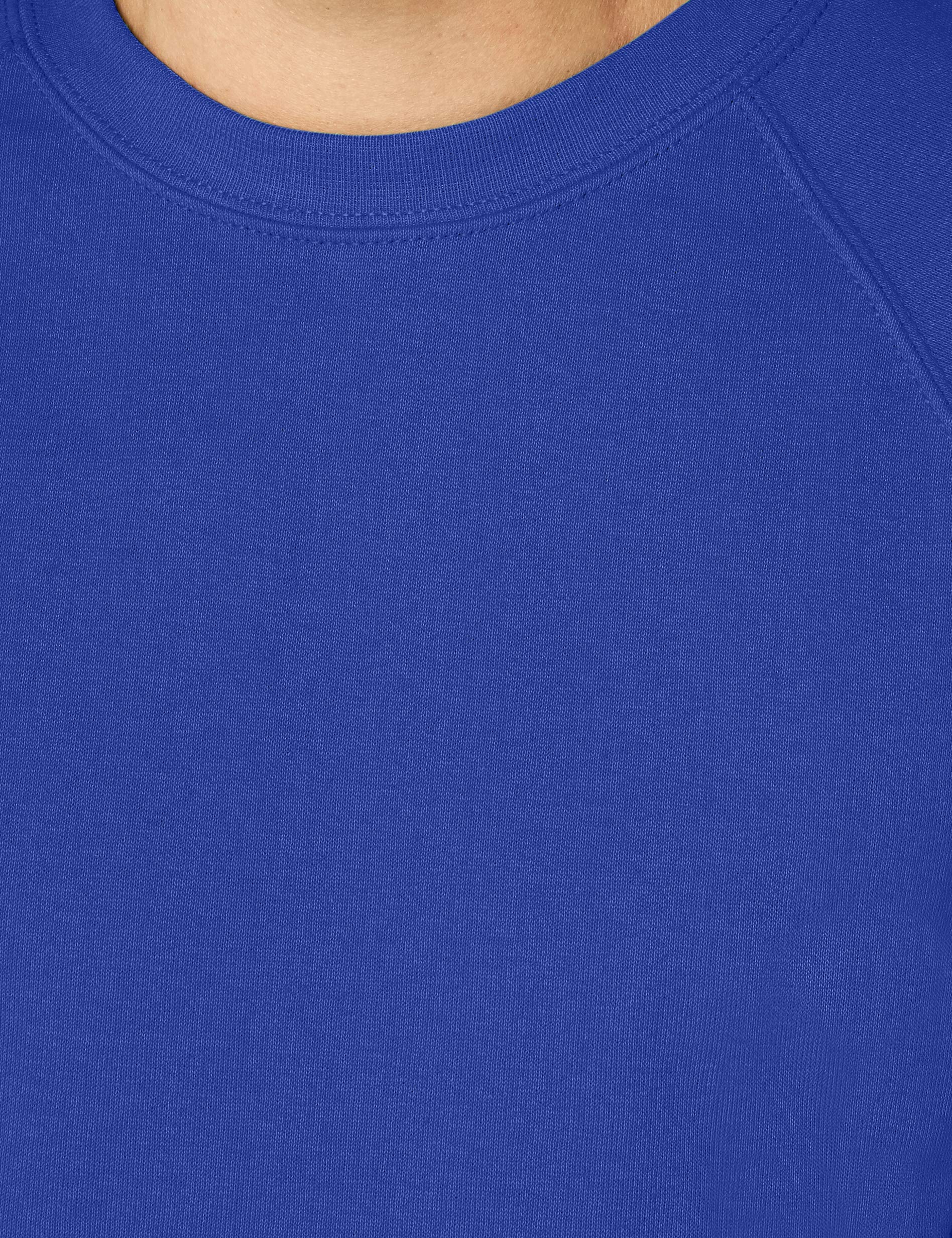 Fruit of the Loom Men's Lightweight Raglan Sweatshirt - 240 GSM Comfort Fit Long Sleeve Pullover (Large, Royal Blue) - Perfect for Casual Wear, Gym & Outdoor Activities