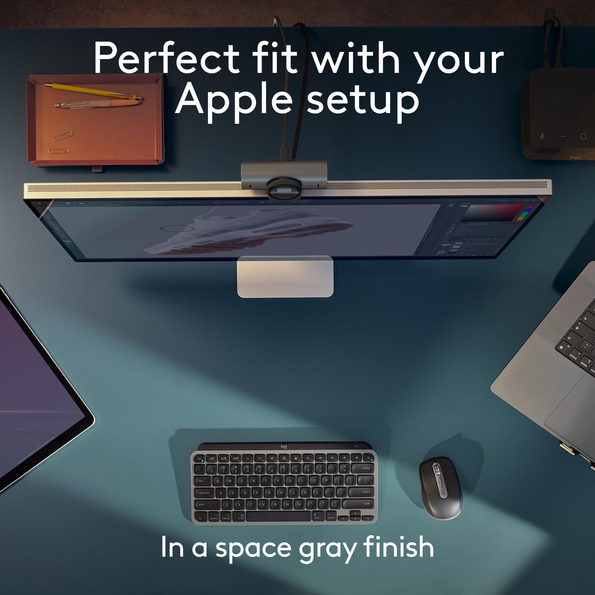 Logitech MX Anywhere 3S Wireless Bluetooth Mouse for Mac - 8K DPI Precision, Silent Clicks, USB-C Charging, Space Gray | Perfect for MacBook Pro, MacBook Air, iMac & iPad | Ideal for Office, Travel & Creative Work